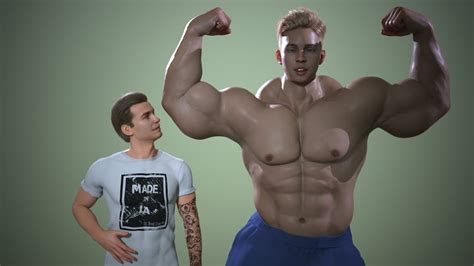 muscle growth animation|biggest muscles animations.